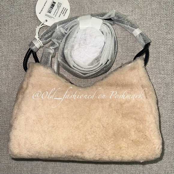 Price Firm - STAUD Shearling Valerie Bag - Picture 6 of 12